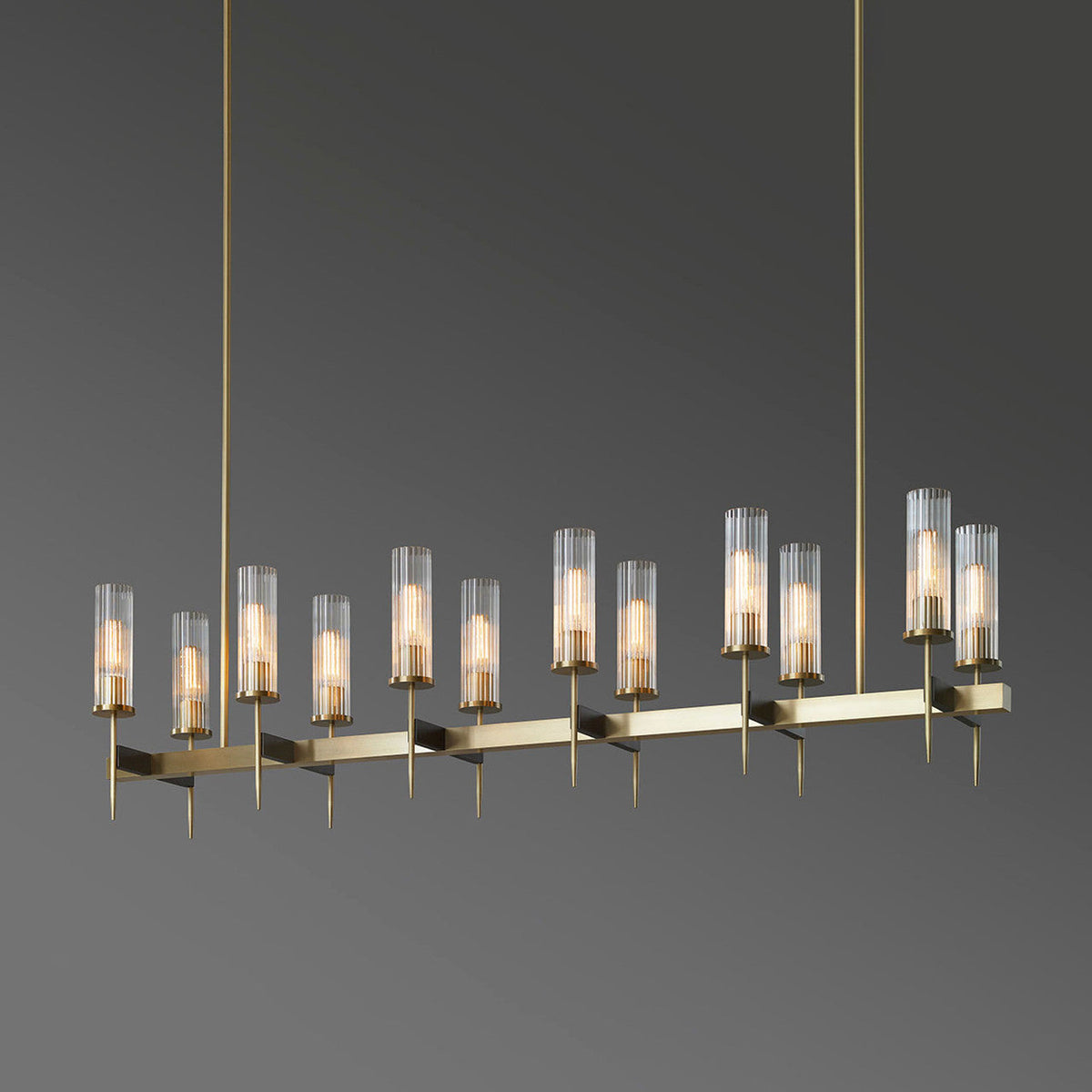 Vallon Linear Chandelier 60"