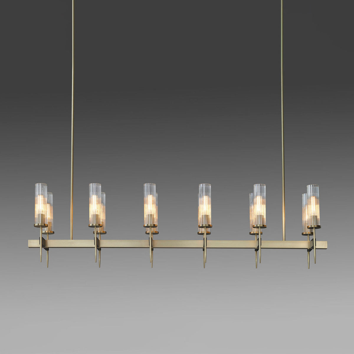 Vallon Linear Chandelier 60"