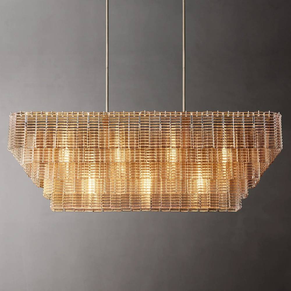 Sirelle Rectangle Chandelier 59"
