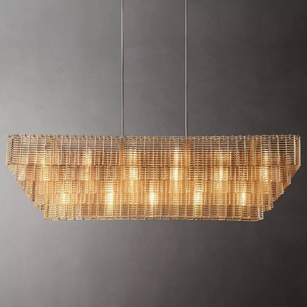 Sirelle Rectangle Chandelier 77"