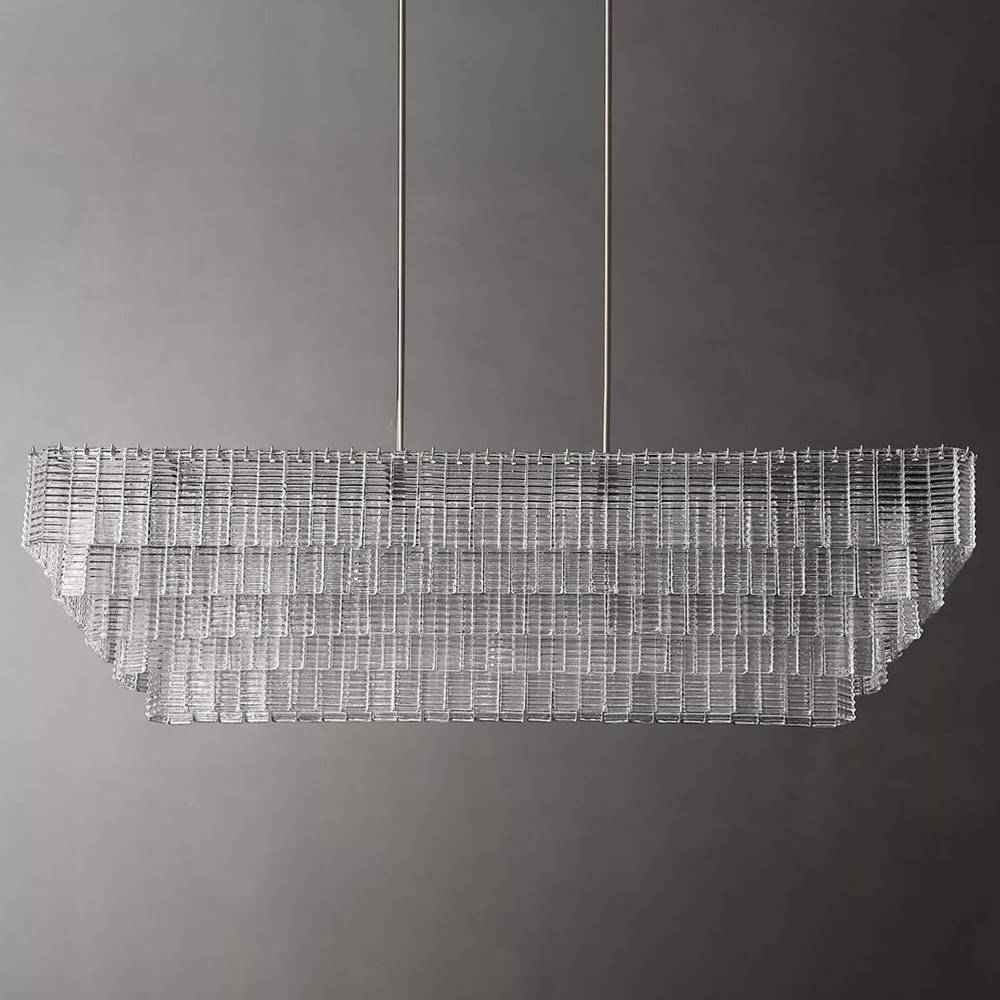 Sirelle Rectangle Chandelier 77"