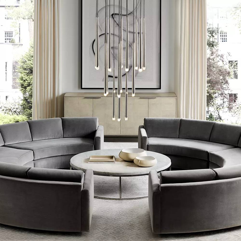 Alarico Round Chandelier 24"