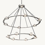 Eclavia Two-Tier Round Chandelier 48"