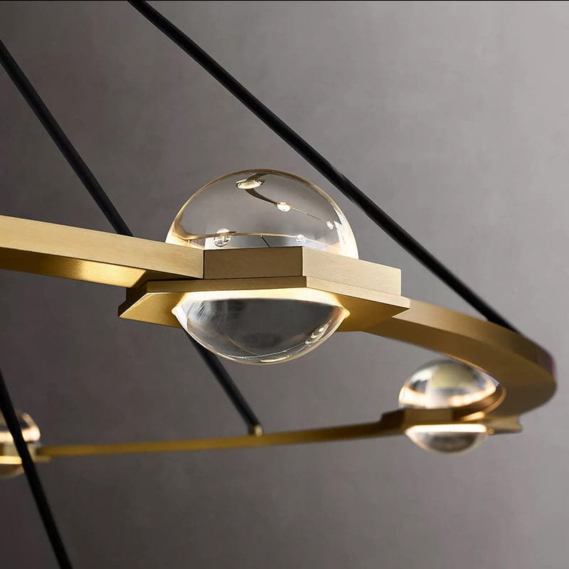 Eclavia Two-Tier Round Chandelier 60"