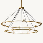 Eclavia Two-Tier Round Chandelier 60"