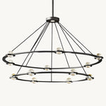 Eclavia Two-Tier Round Chandelier 60"