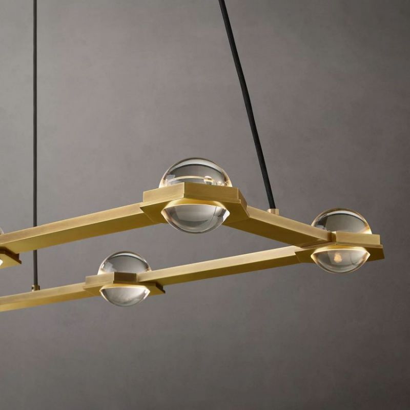Eclavia Rectangular Chandelier 54"