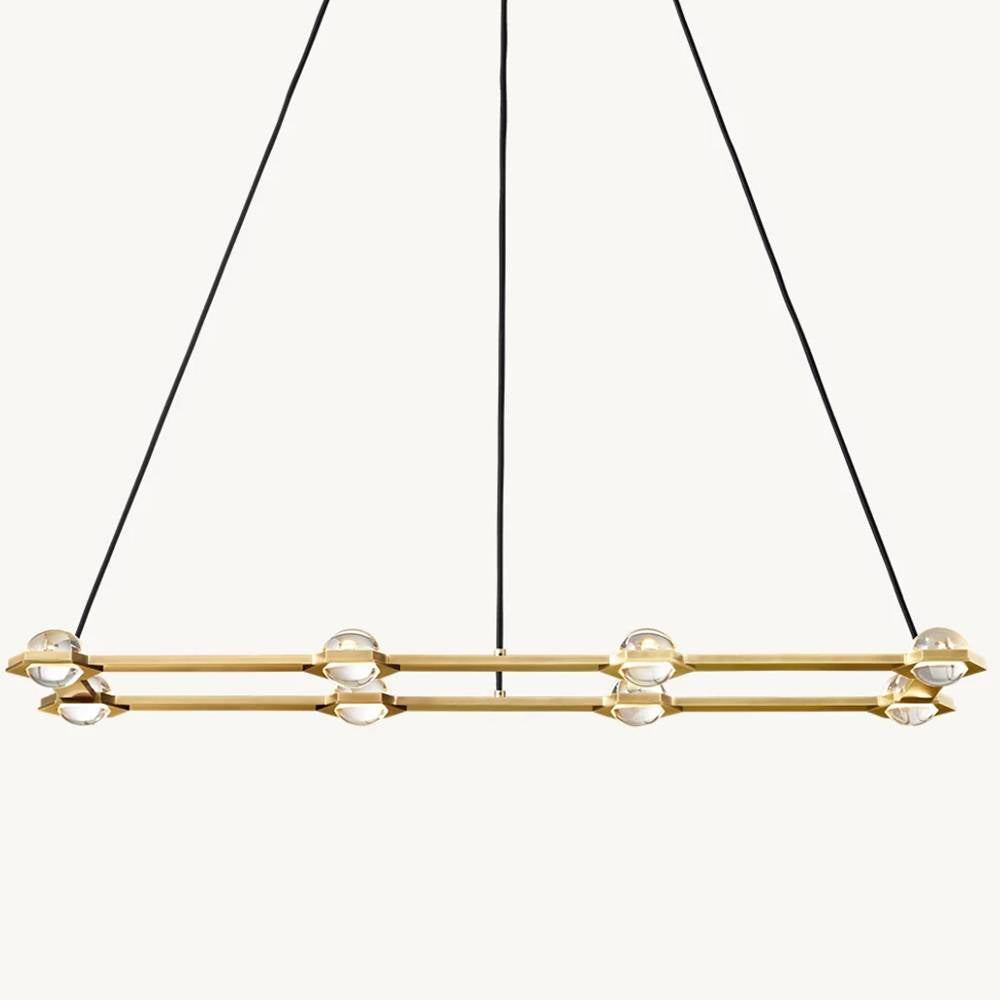 Eclavia Rectangular Chandelier 54"