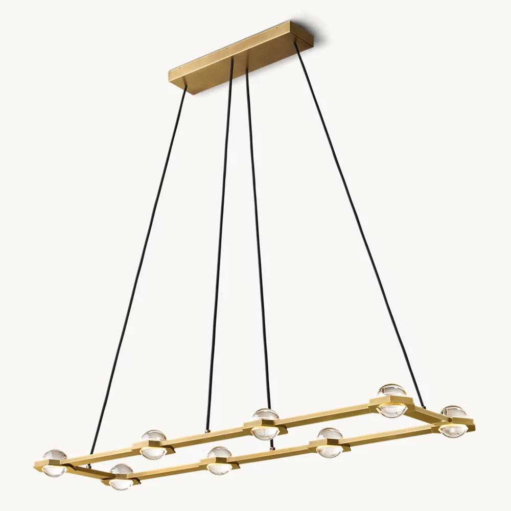Eclavia Rectangular Chandelier 54"