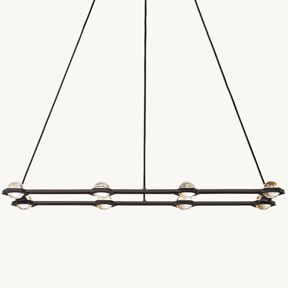 Eclavia Rectangular Chandelier 54"