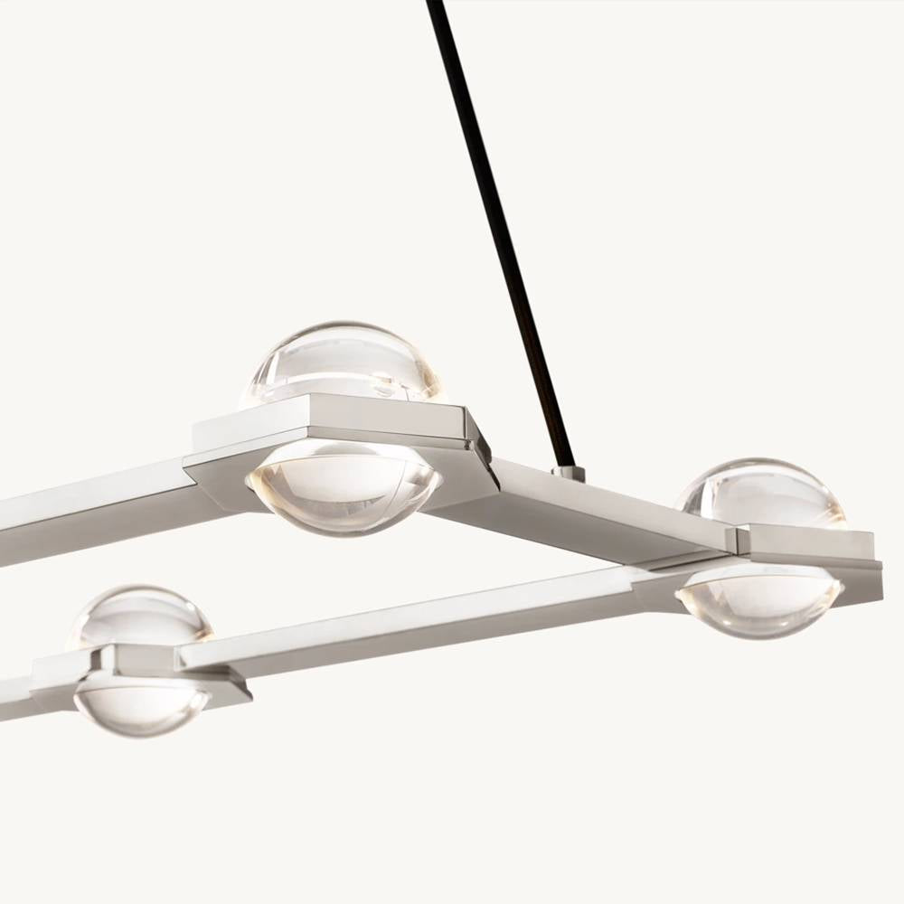 Eclavia Rectangular Chandelier 54"