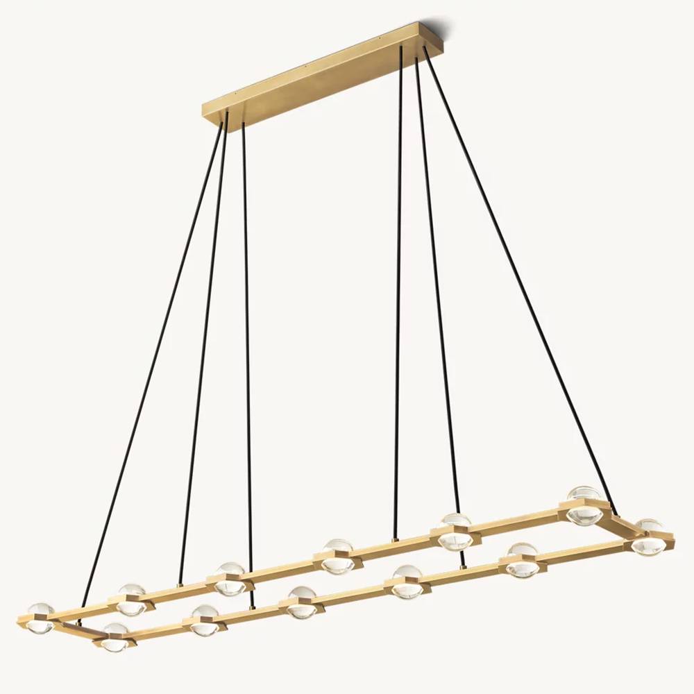 Eclavia Rectangular Chandelier 72"