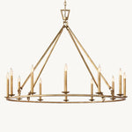 Carrick Round Chandelier 50"