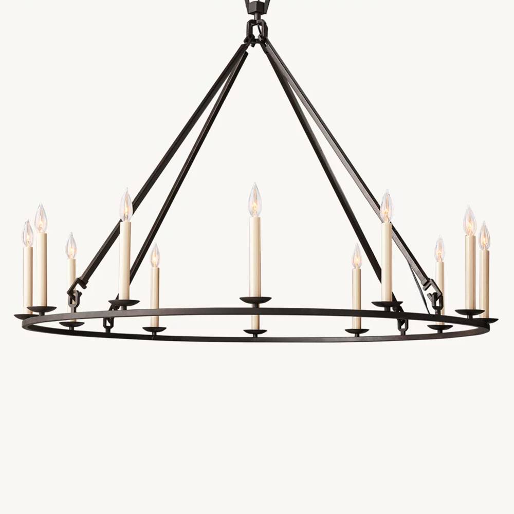 Carrick Round Chandelier 50"