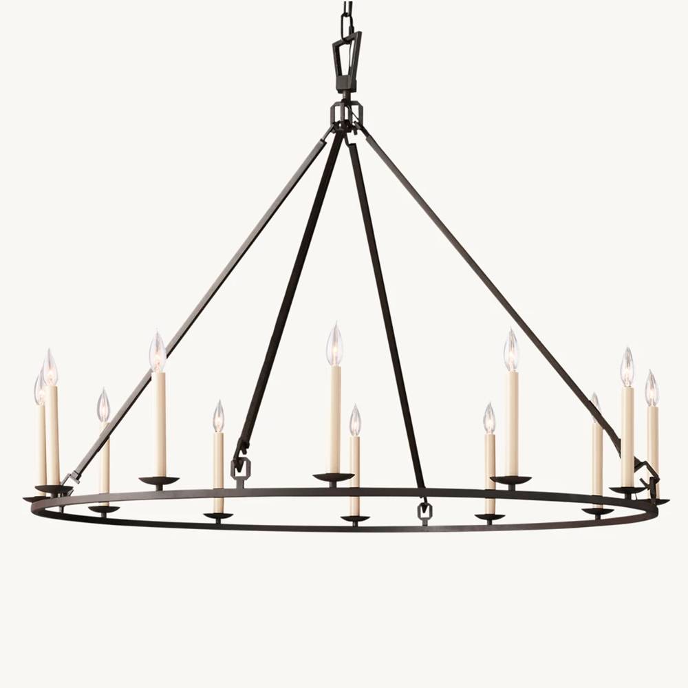 Carrick Round Chandelier 50"