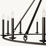 Carrick Round Chandelier 72"