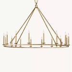 Carrick Round Chandelier 60"