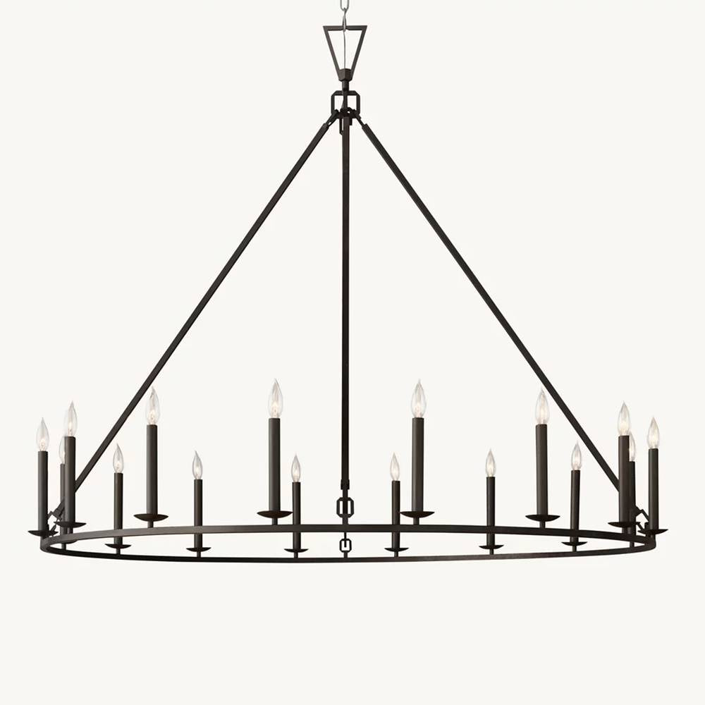 Carrick Round Chandelier 60"