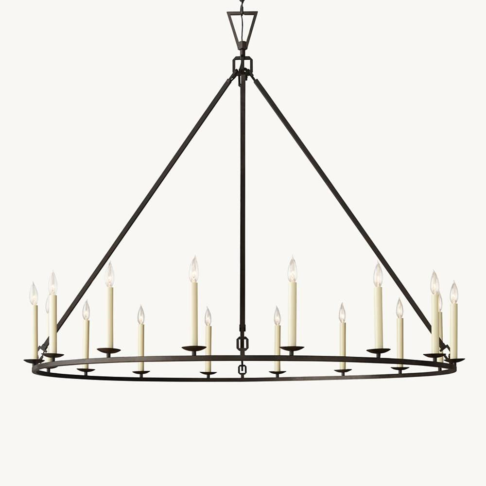 Carrick Round Chandelier 60"