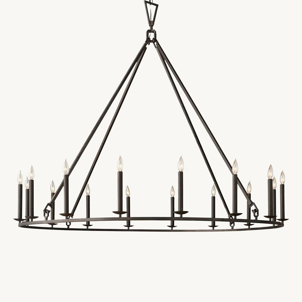 Carrick Round Chandelier 60"