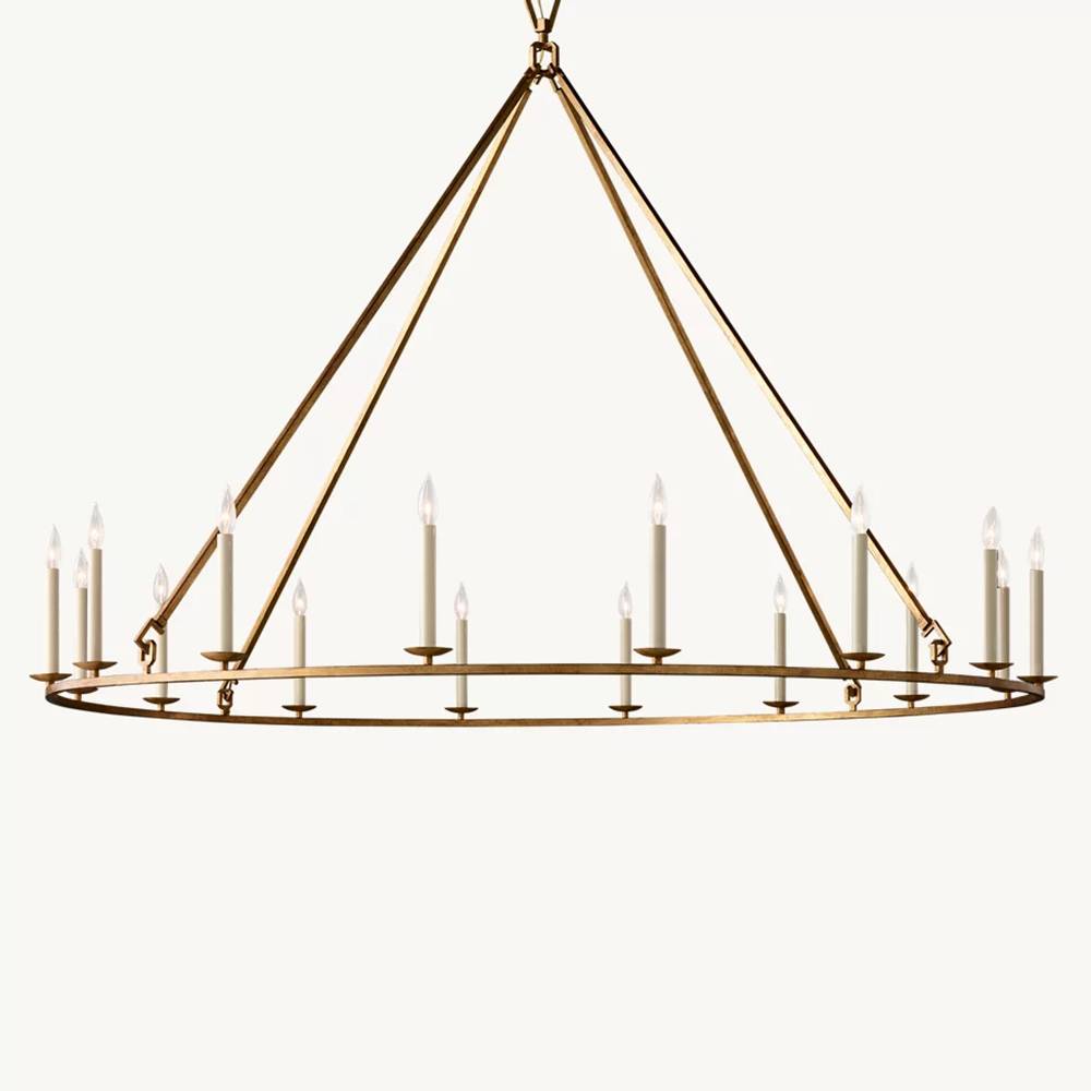 Carrick Round Chandelier 72"