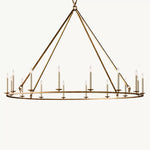 Carrick Round Chandelier 72"