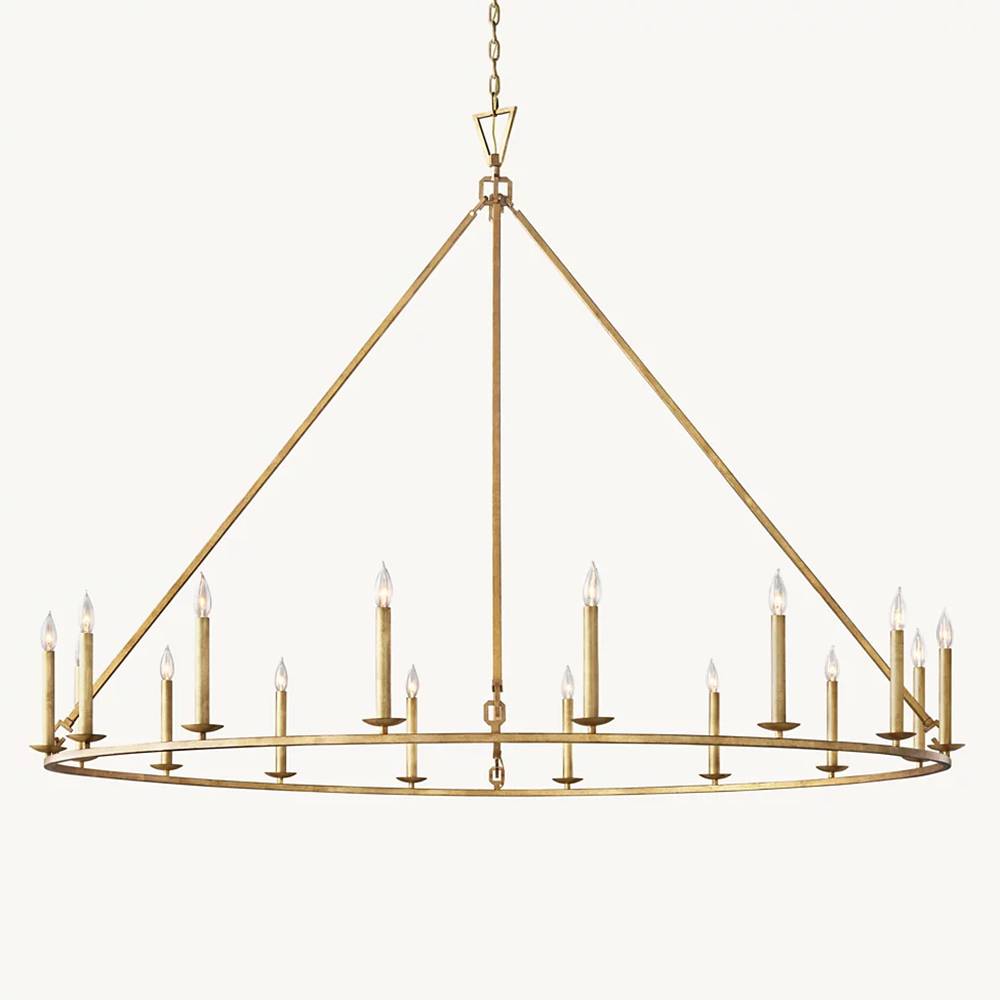 Carrick Round Chandelier 72"