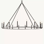 Carrick Round Chandelier 72"