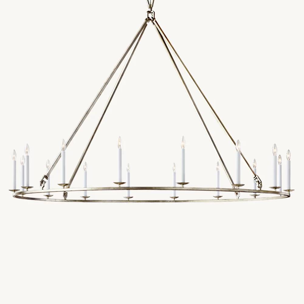 Carrick Round Chandelier 72"