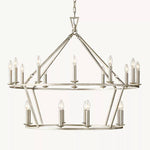 Carrick Two-Tier Round Chandelier 40"