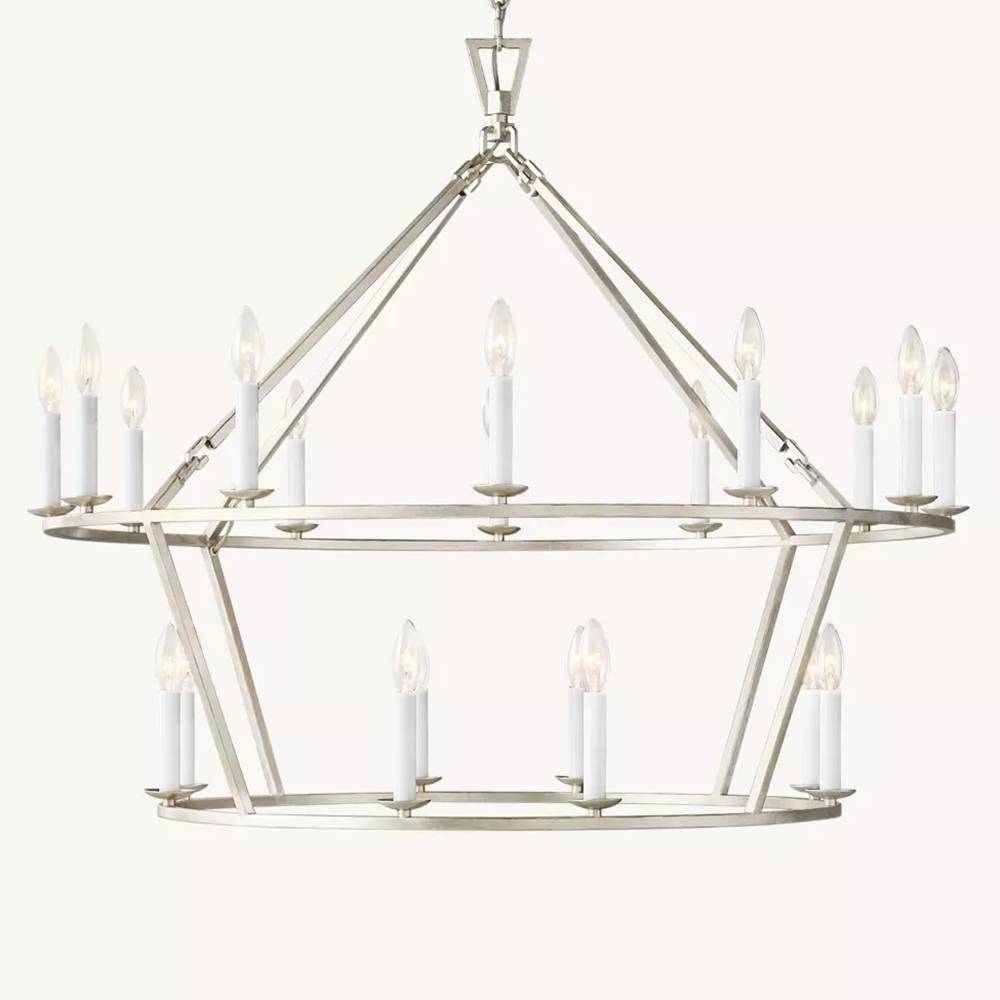 Carrick Two-Tier Round Chandelier 40"