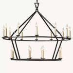 Carrick Two-Tier Round Chandelier 40"