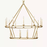 Carrick Two-Tier Round Chandelier 50"
