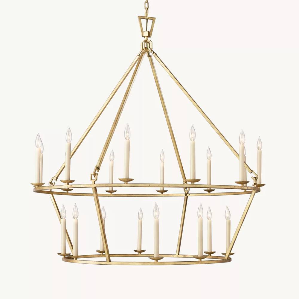 Carrick Two-Tier Round Chandelier 50"