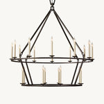 Carrick Two-Tier Round Chandelier 50"
