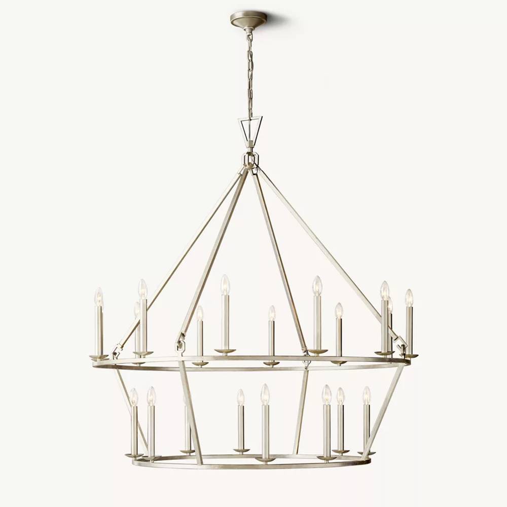 Carrick Two-Tier Round Chandelier 50"
