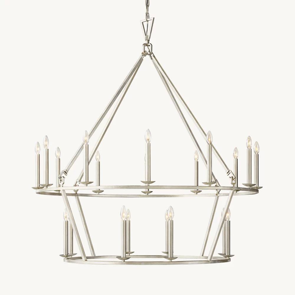 Carrick Two-Tier Round Chandelier 50"