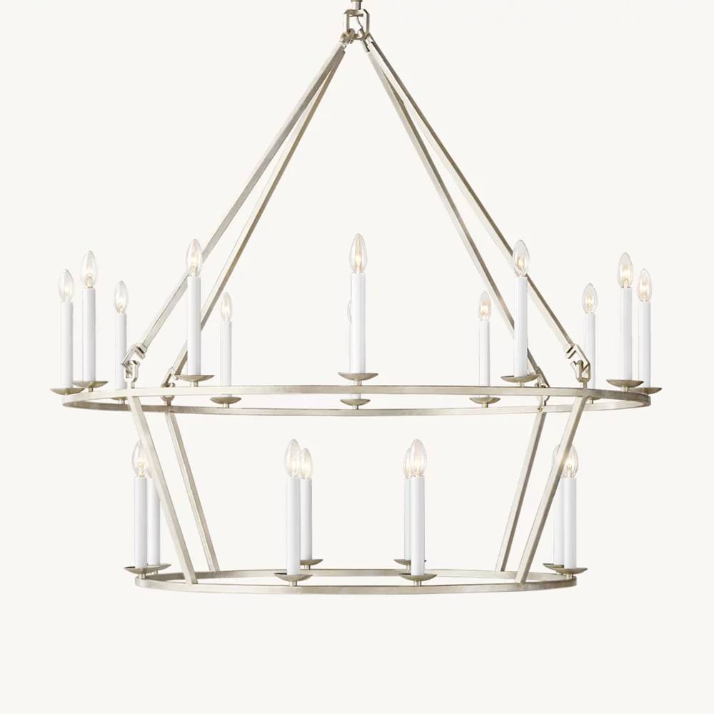 Carrick Two-Tier Round Chandelier 50"