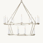 Carrick Two-Tier Round Chandelier 50"