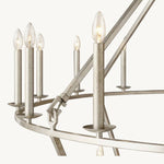 Carrick Two-Tier Round Chandelier 62"
