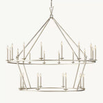 Carrick Two-Tier Round Chandelier 62"