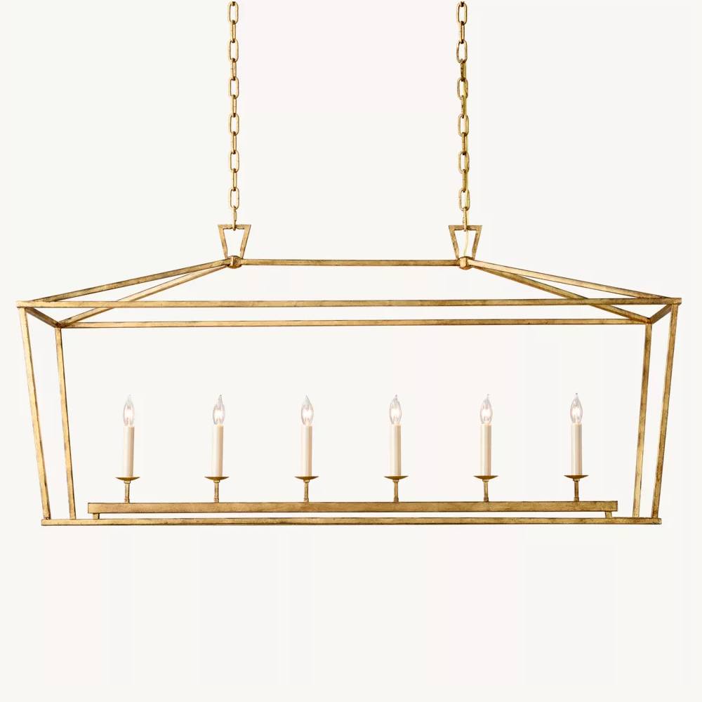 Carrick Rectangular Chandelier 54"