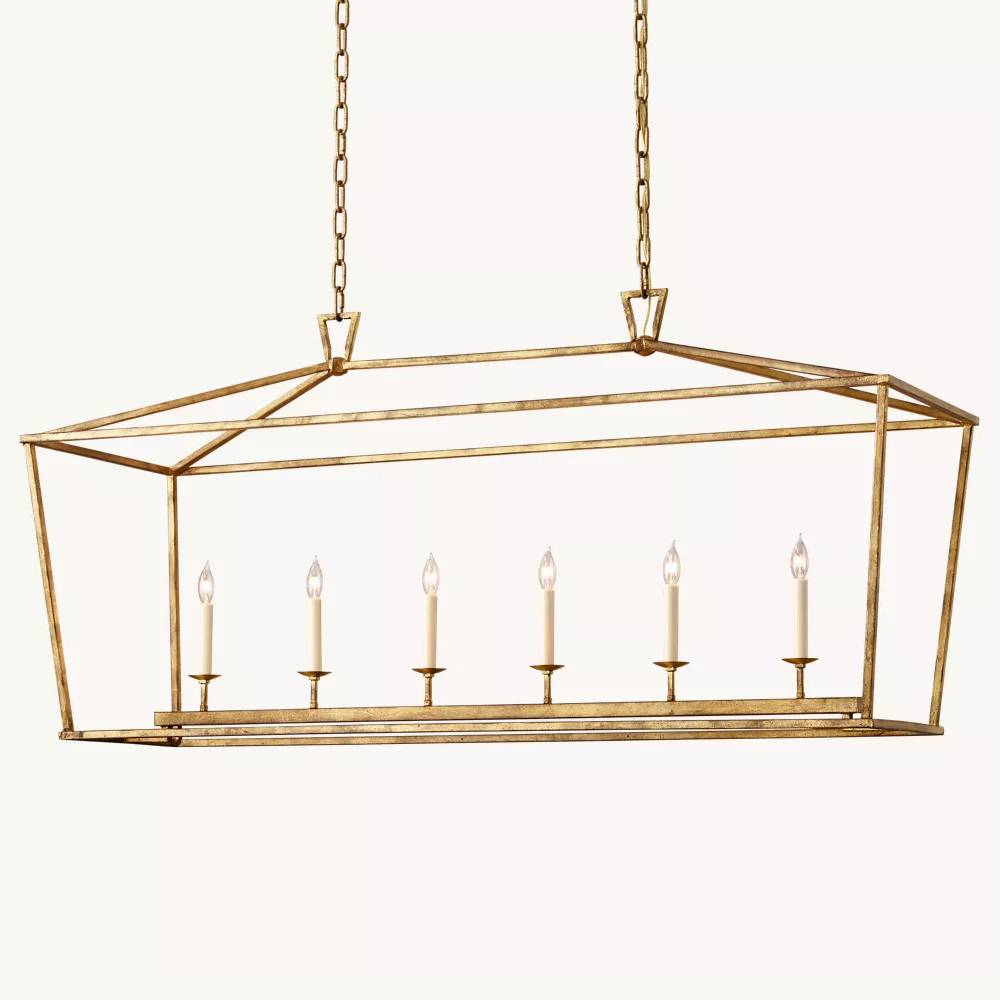 Carrick Rectangular Chandelier 54"