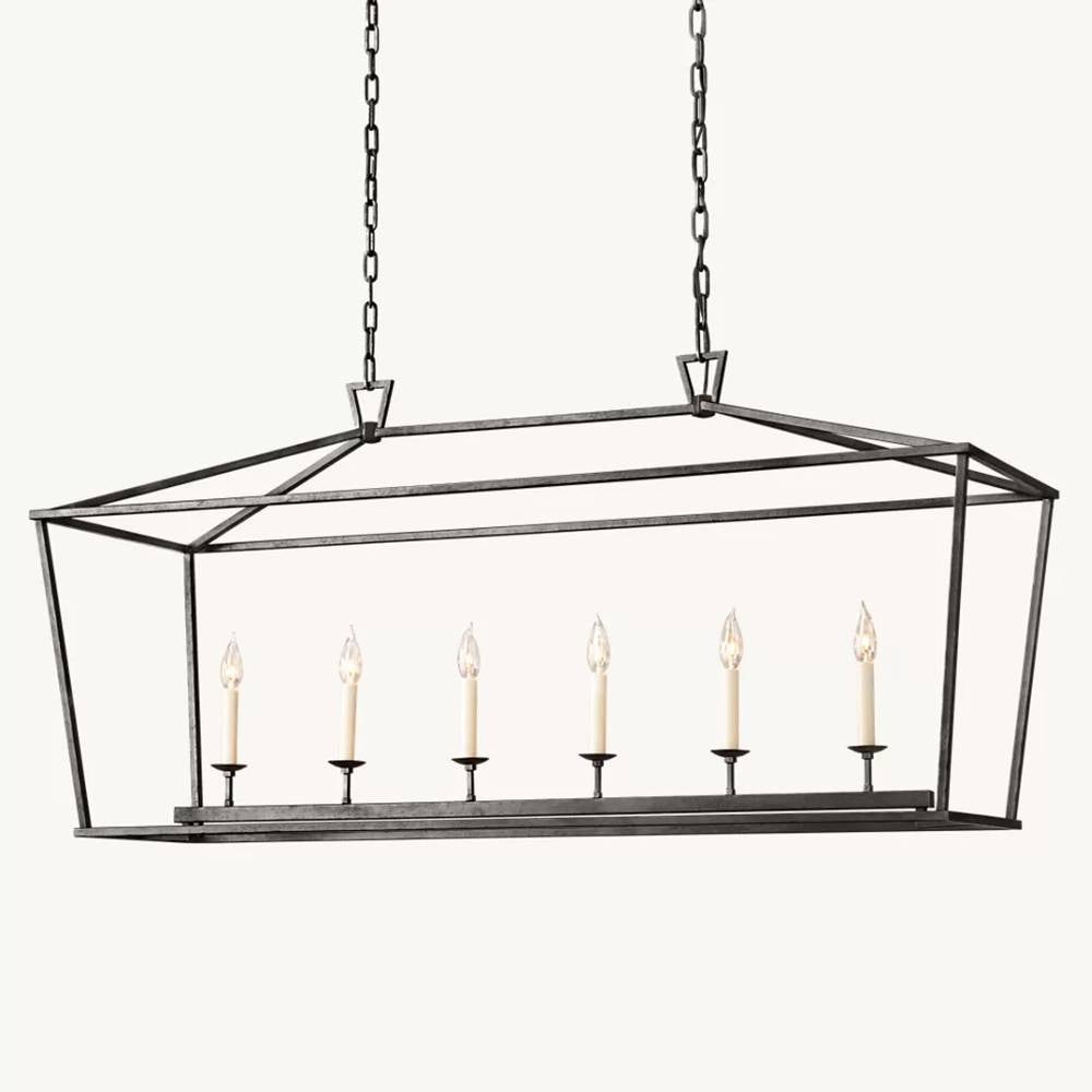 Carrick Rectangular Chandelier 54"
