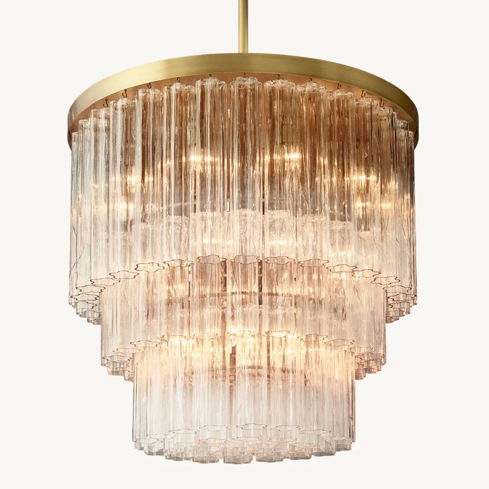 Chalune Three-Tier Round Chandelier 36"