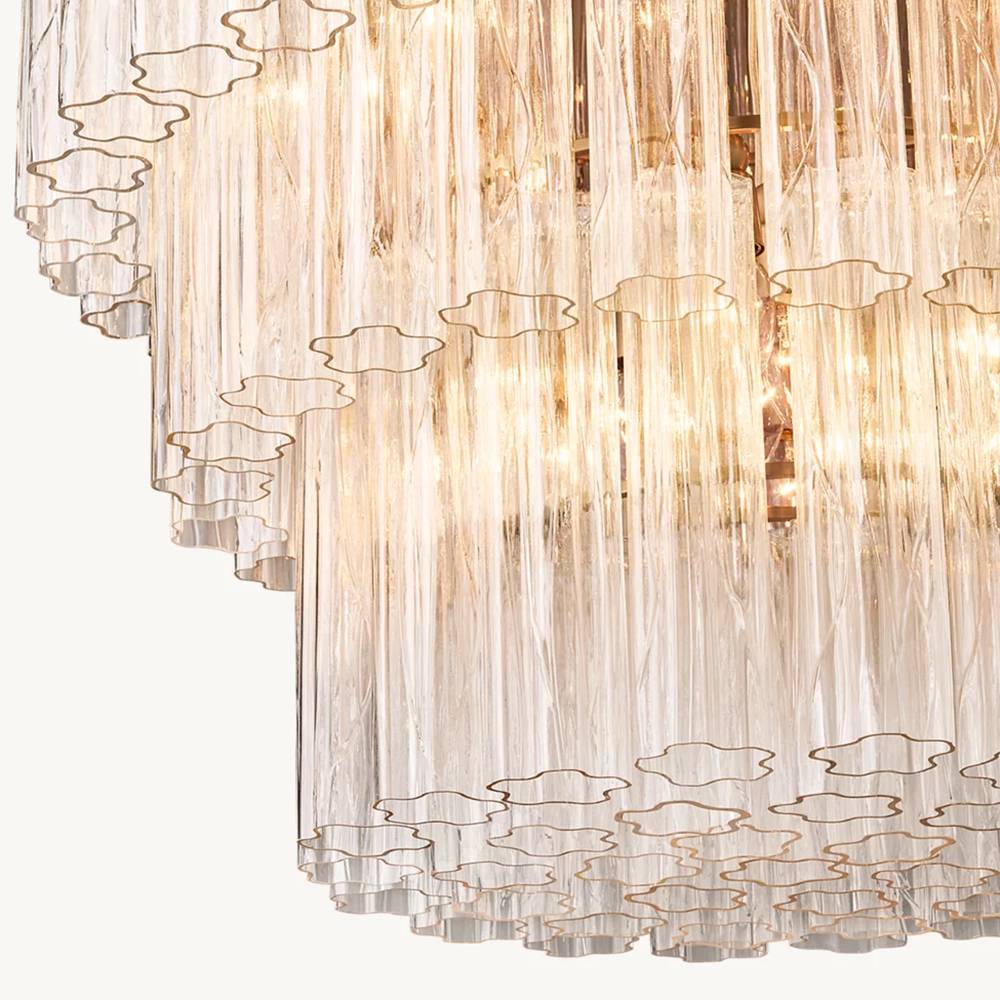 Chalune Three-Tier Round Chandelier 36"