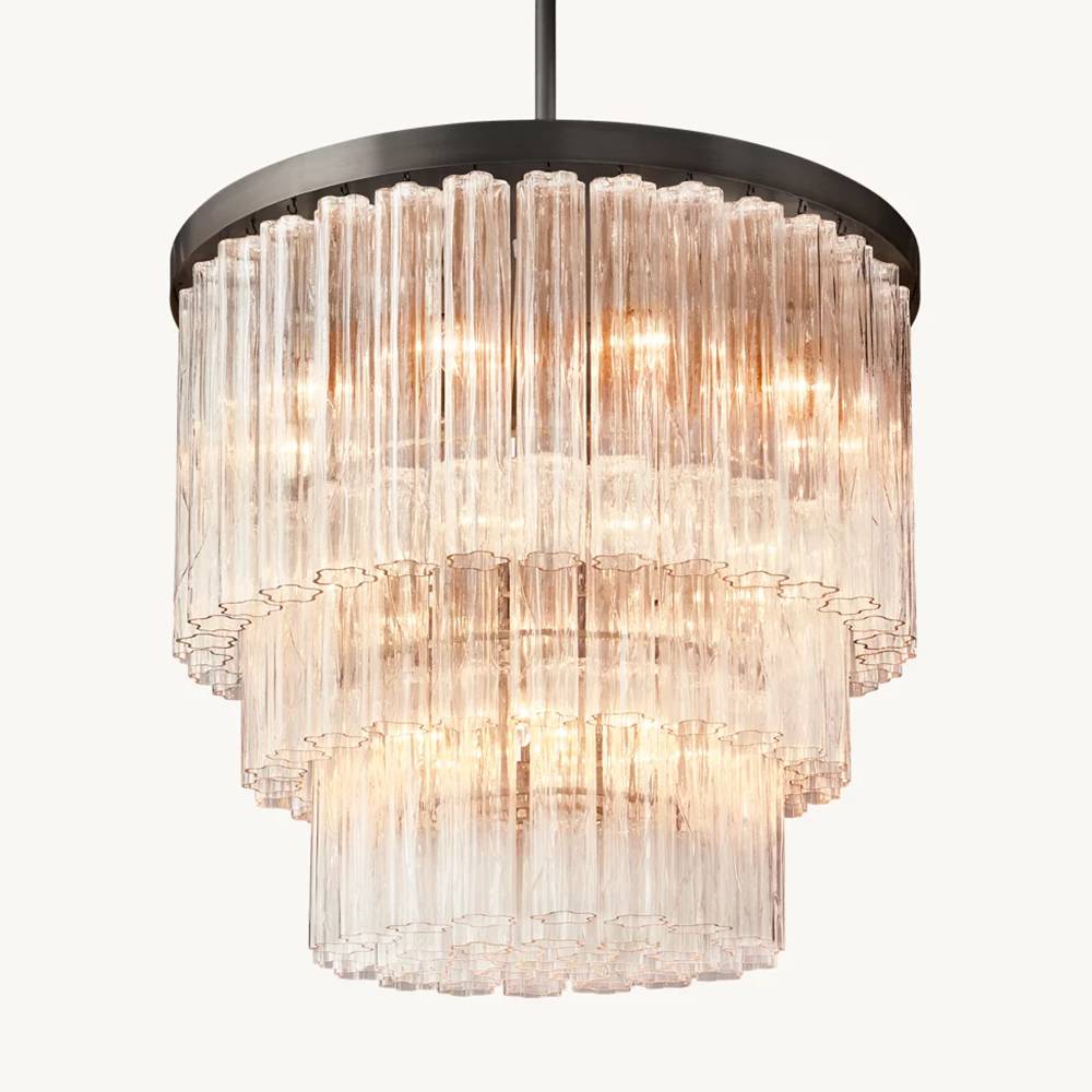 Chalune Three-Tier Round Chandelier 36"