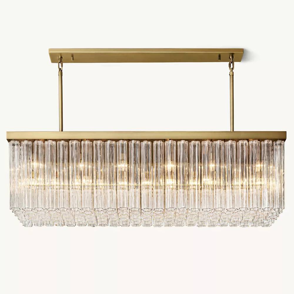 Chalune Rectangle Chandelier 73"