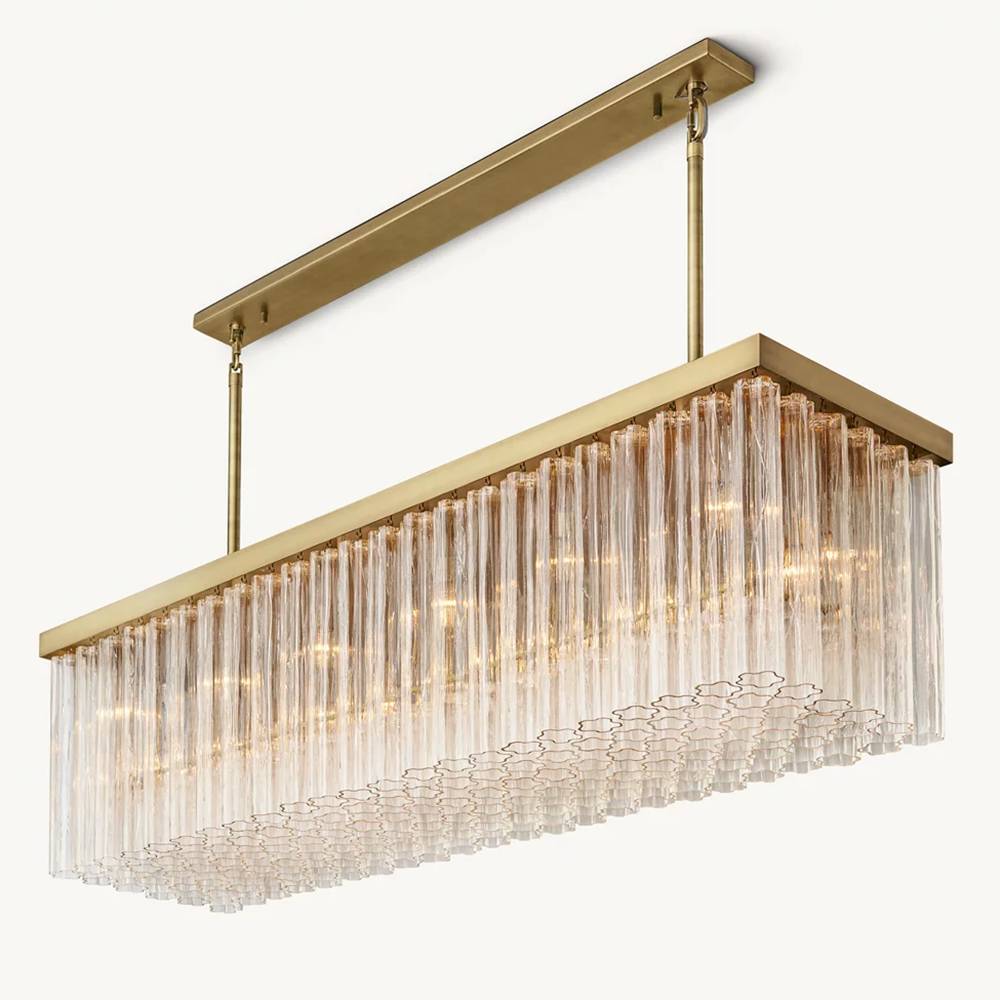 Chalune Rectangle Chandelier 73"