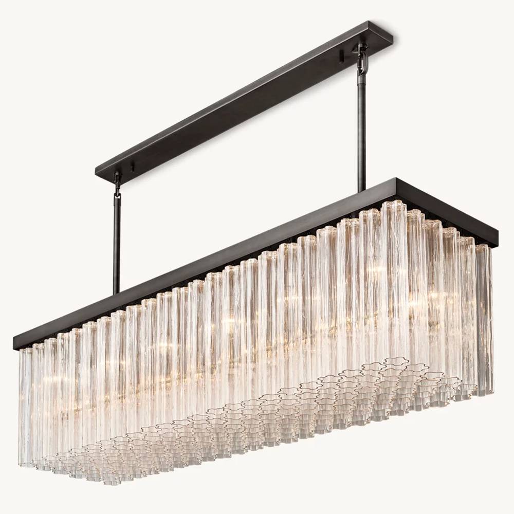 Chalune Rectangle Chandelier 73"